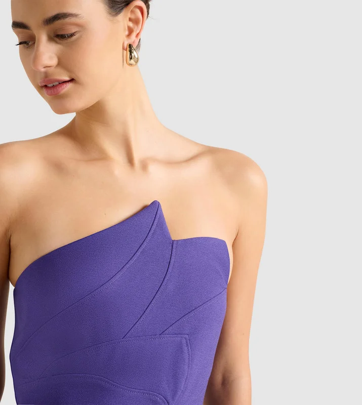 forever new  FARRAH Strapless Maxi Dress for Women | Best Price UAE